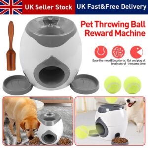 dog automatic ball launcher convenient toy pet ball thrower interactive game uk